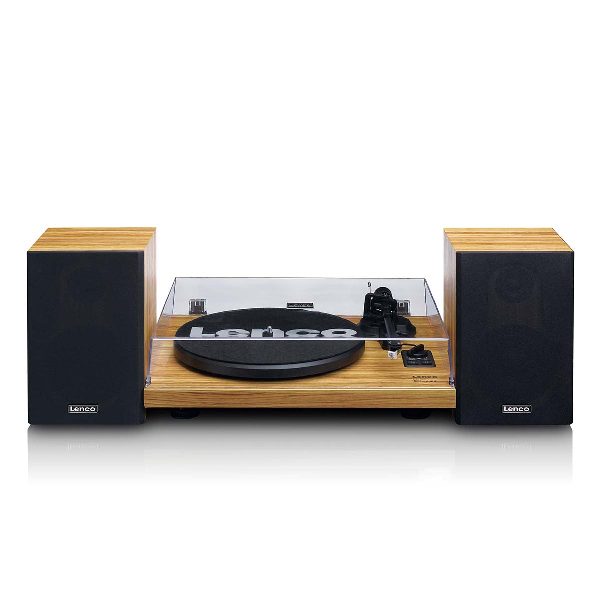 lenco-ls-500ok-plattenspieler-mit-verst-rker-bluetooth-und-2-lautsprechern-holz image 1