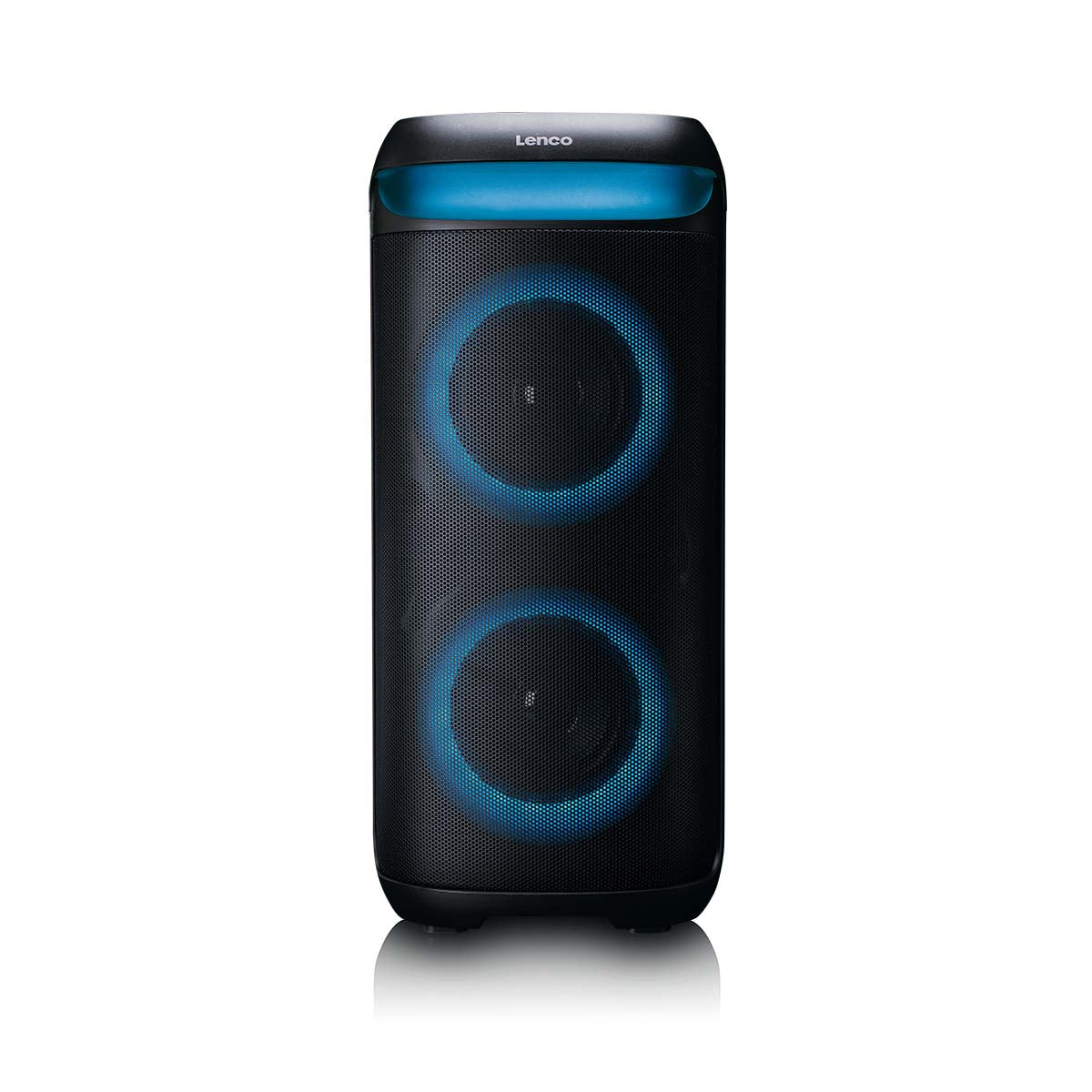 lenco-pa-210bk-bluetooth-party-lautsprecher-mit-led-lichteffekten-100w-tws-usb-1 image 3
