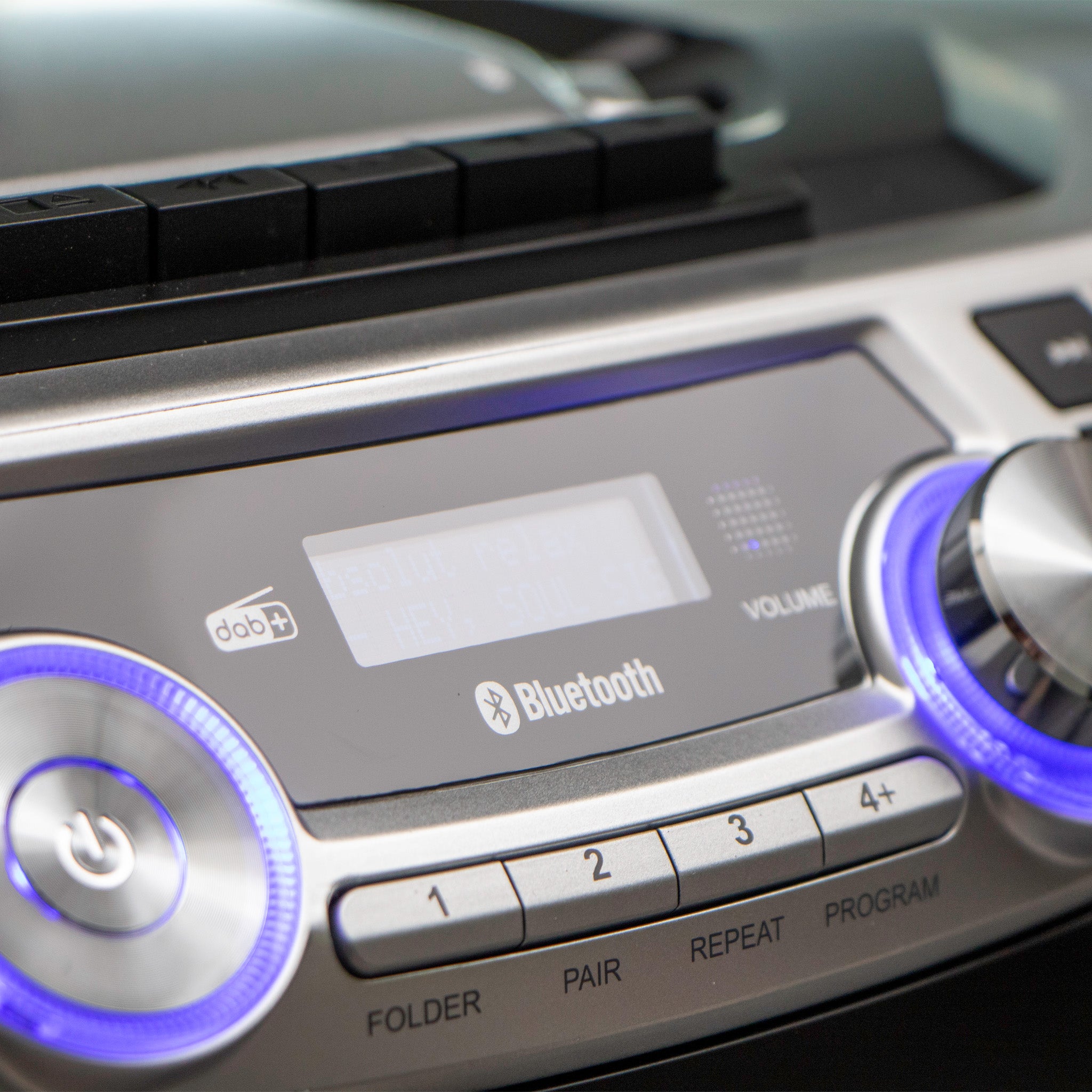 lenco-scd-720si-boombox-dab-fm-bluetooth-cd-kassette-usb-silber image 8