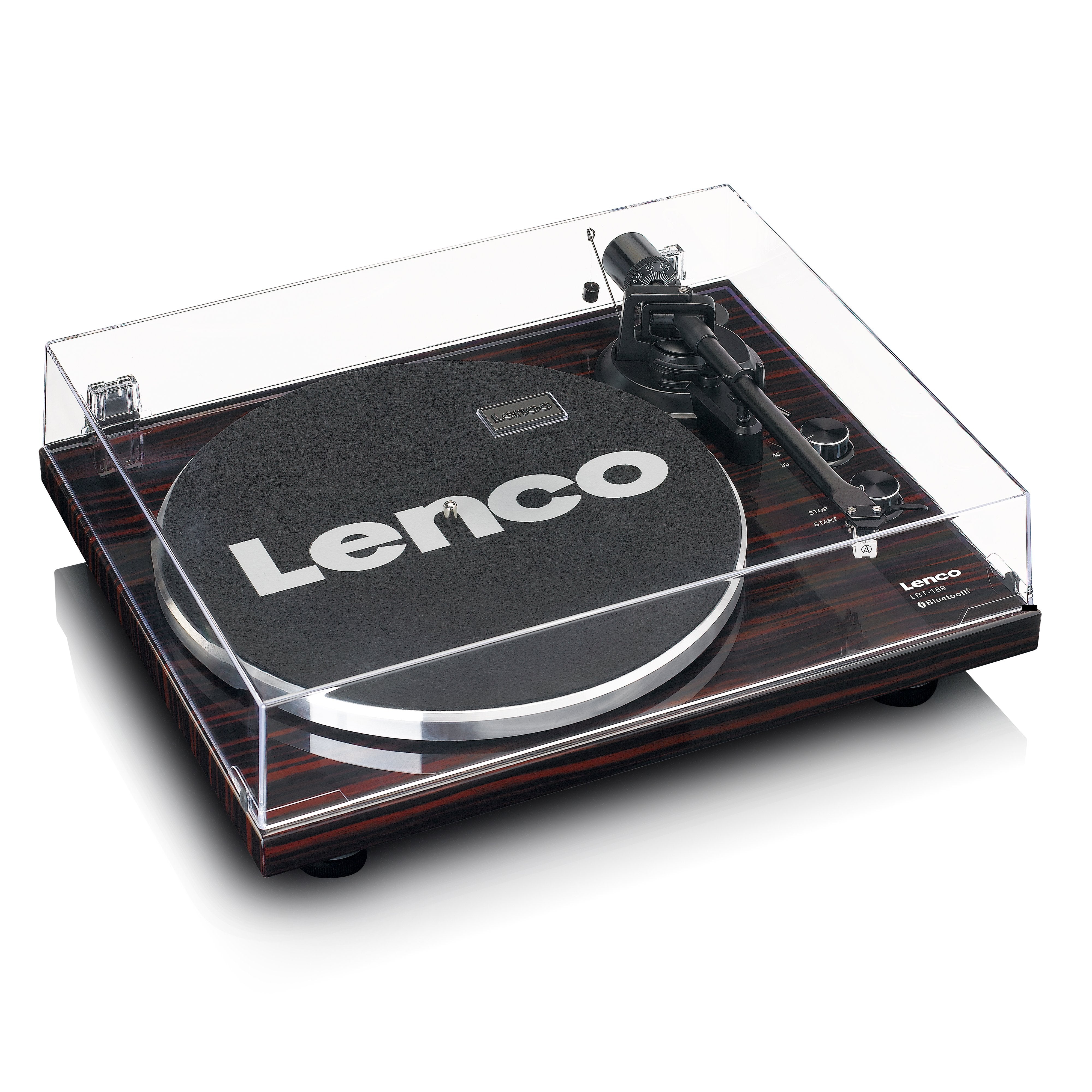 lenco-lbt-189wa-plattenspieler-mit-bluetooth-dunkelbraun-riemen-alu-teller image 4