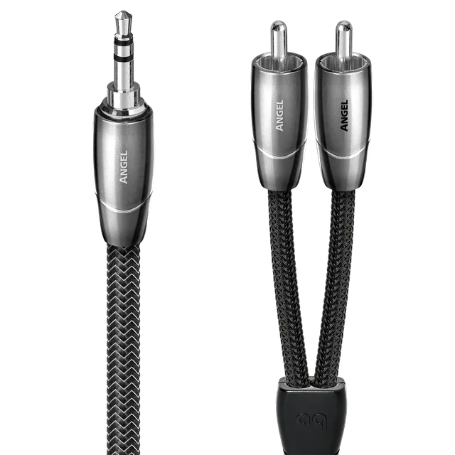 audioquest-angel-3-5mm-mini-klinke-auf-rca-pss-massivleiter-carbon-noise-dissipa image 1