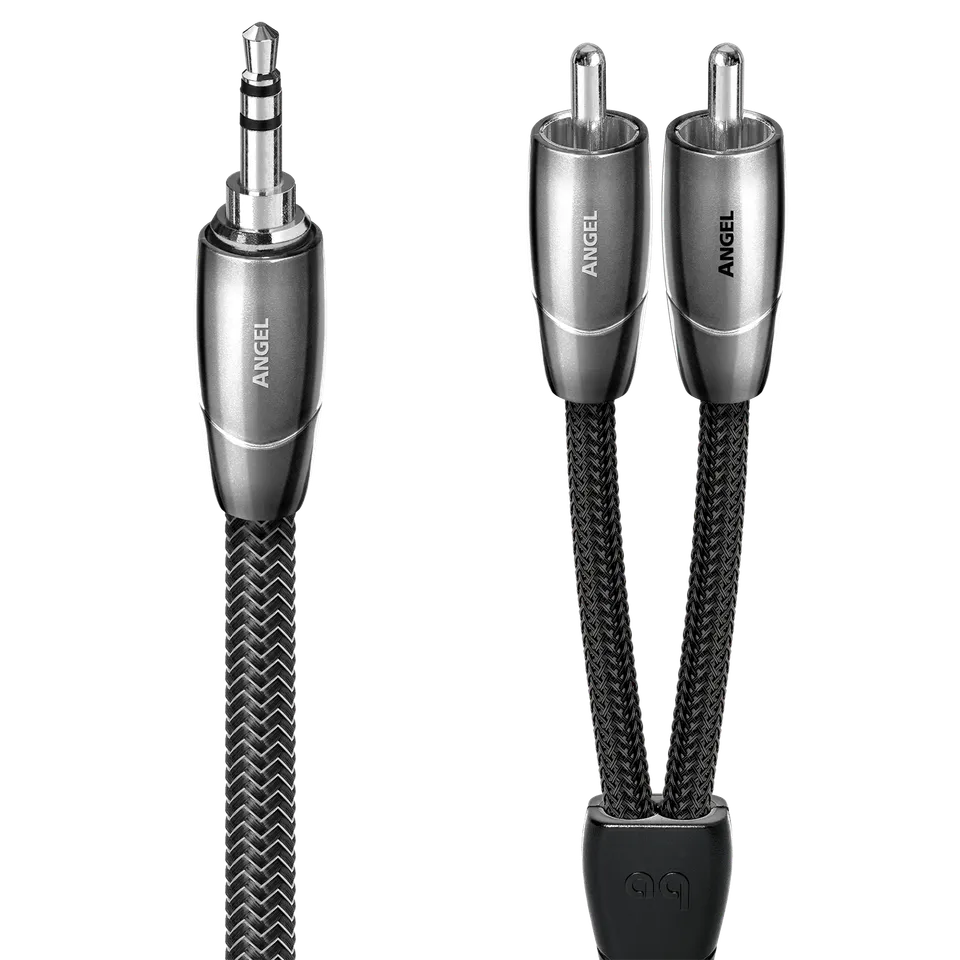 audioquest-angel-3-5mm-mini-klinke-auf-rca-pss-massivleiter-carbon-noise-dissipa image 1