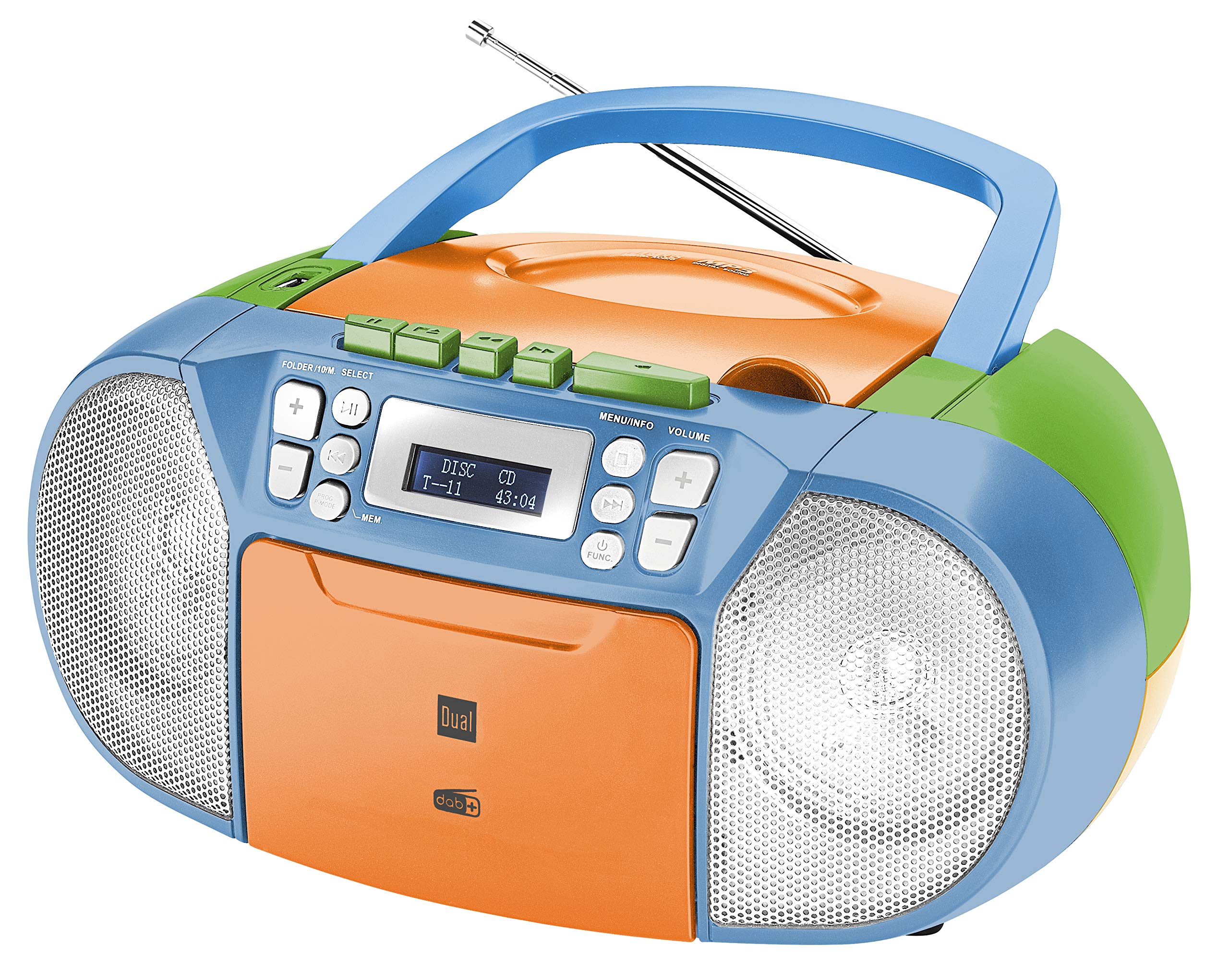 dual-dab-p-210-kassettenradio-mit-cd-dab-ukw-boombox image 1
