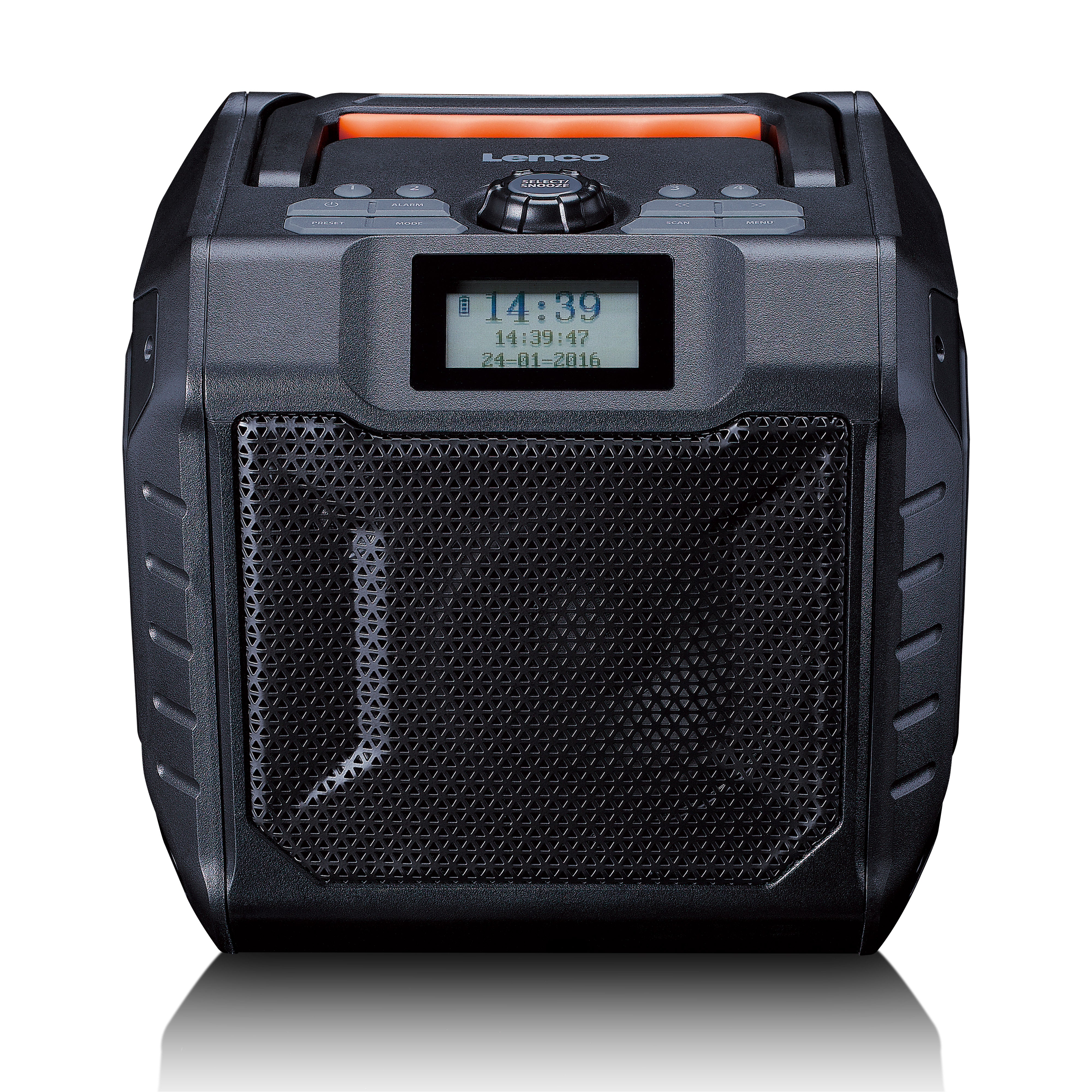 lenco-odr-160gy-outdoor-baustellenradio-dab-fm-mit-bluetooth-grau-ipx5 image 3
