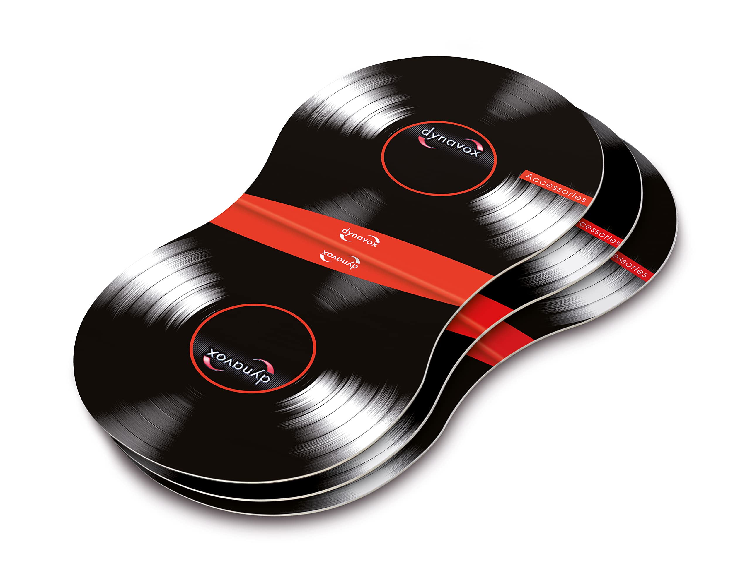dynavox-schallplatten-halter-4er-set-karton-mit-filz-innenseite-schwarz image 1