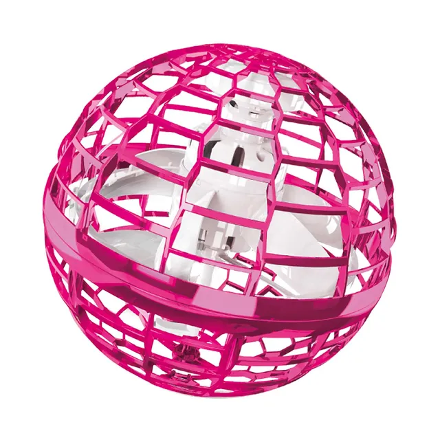 lenco-flb-007pk-flying-light-ball-leuchtender-flugball-in-rosa image 1