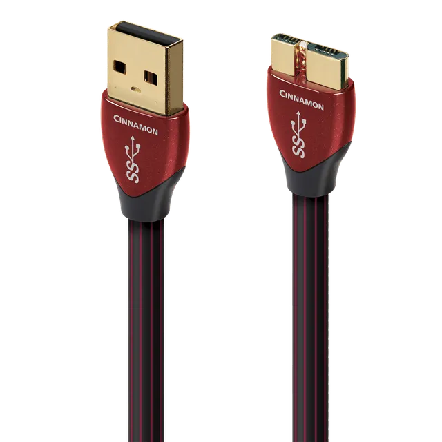 audioquest-cinnamon-usb-a-3-0-auf-micro-b-3-0-kabel-1-25-versilberte-semi-solid- image 1