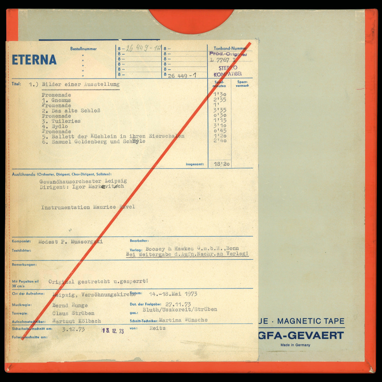 revox-master-tape-mussorgski-pictures-at-an-exhibition-night-on-bald-mountain-ge image 6