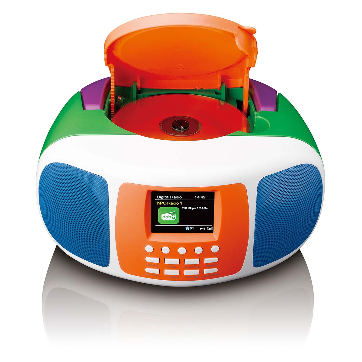lenco-scd-861kids-tragbarer-dab-fm-radio-mit-bluetooth-cd-player-und-farbdisplay image 3