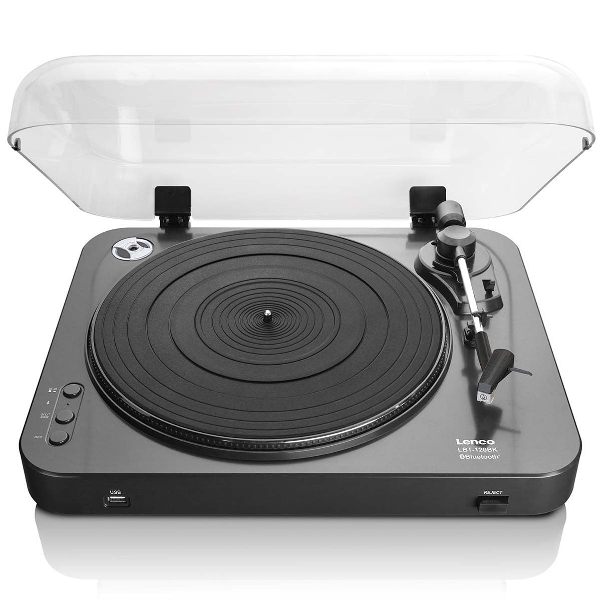 lenco-lbt-120bk-bluetooth-plattenspieler-riemenantrieb-schwarz image 1