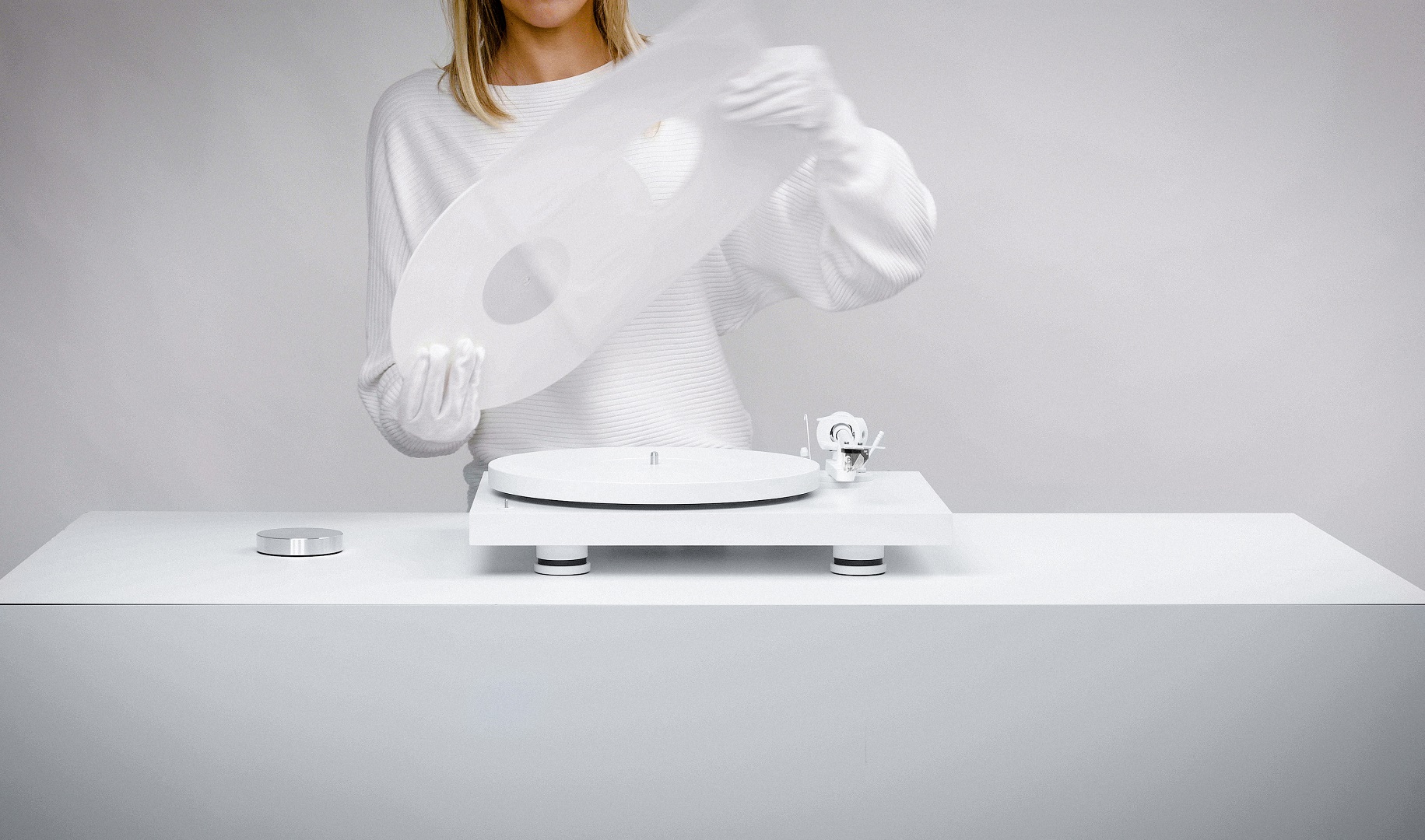 pro-ject-debut-pro-b-white-edition-plattenspieler image 2