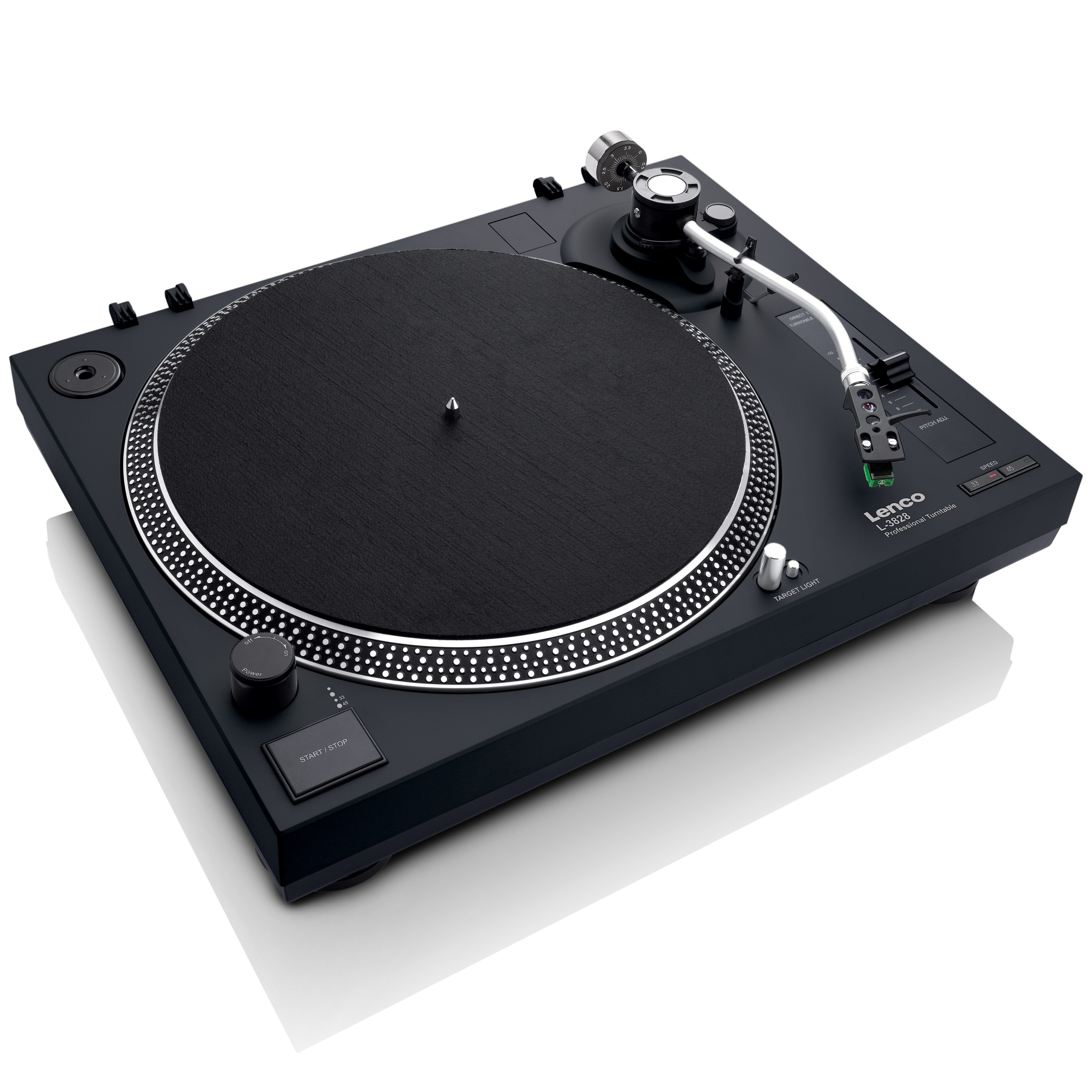 lenco-l-3828bk-direkt-plattenspieler-mit-usb-pc-encoding-schwarz image 2