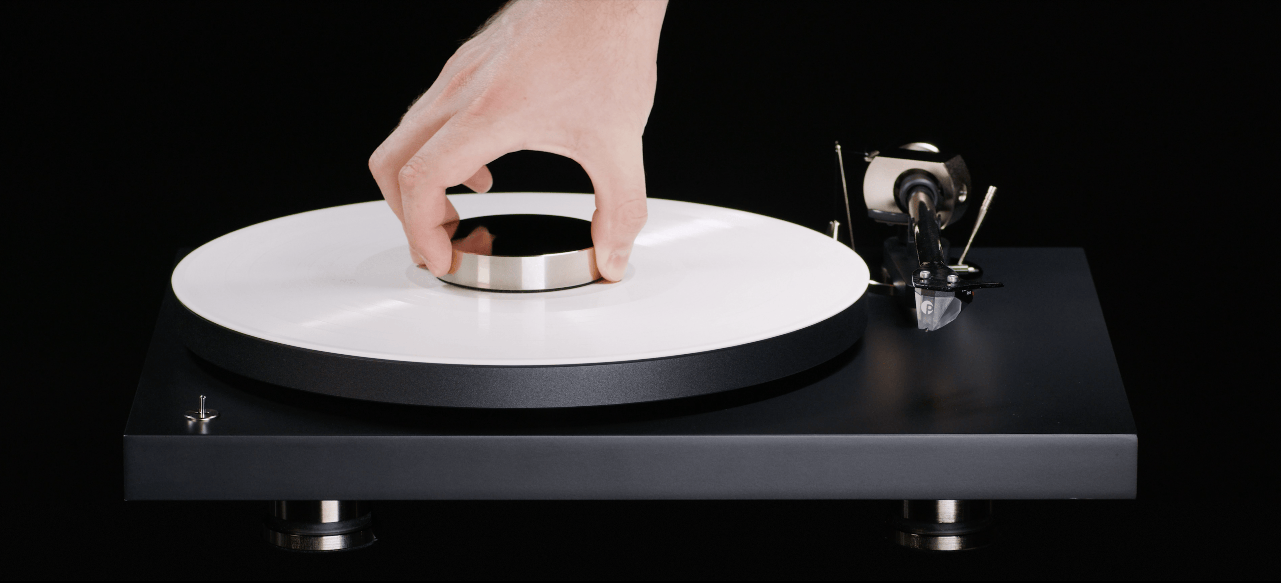 pro-ject-record-puck-pro-plattengewicht-aus-metall-760-g image 4