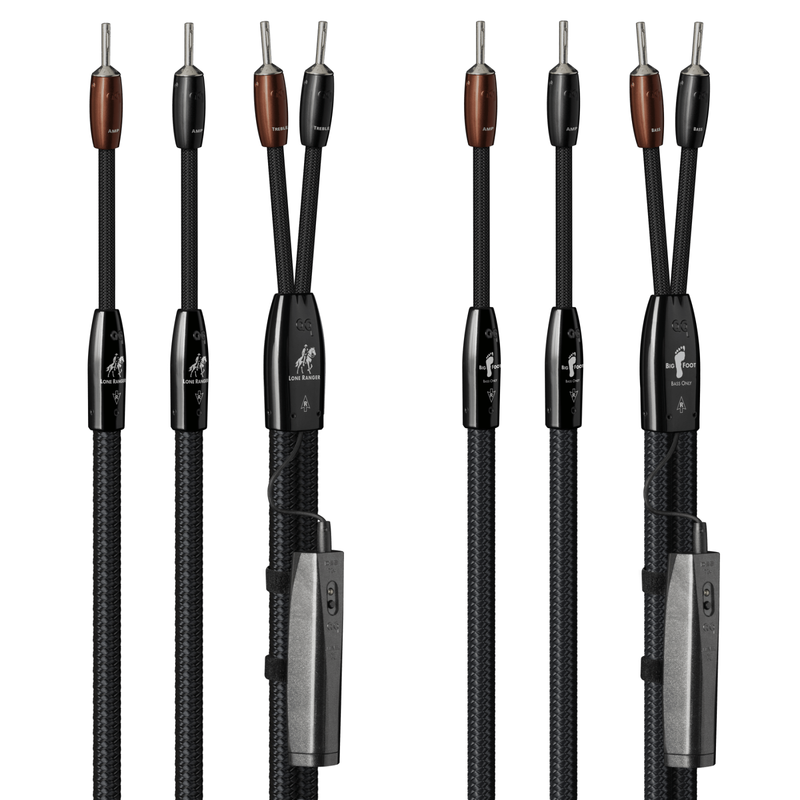 audioquest-lone-ranger-bigfoot-biwire-combo-bi-wiring-lautsprecherkabel-2-5-m image 4