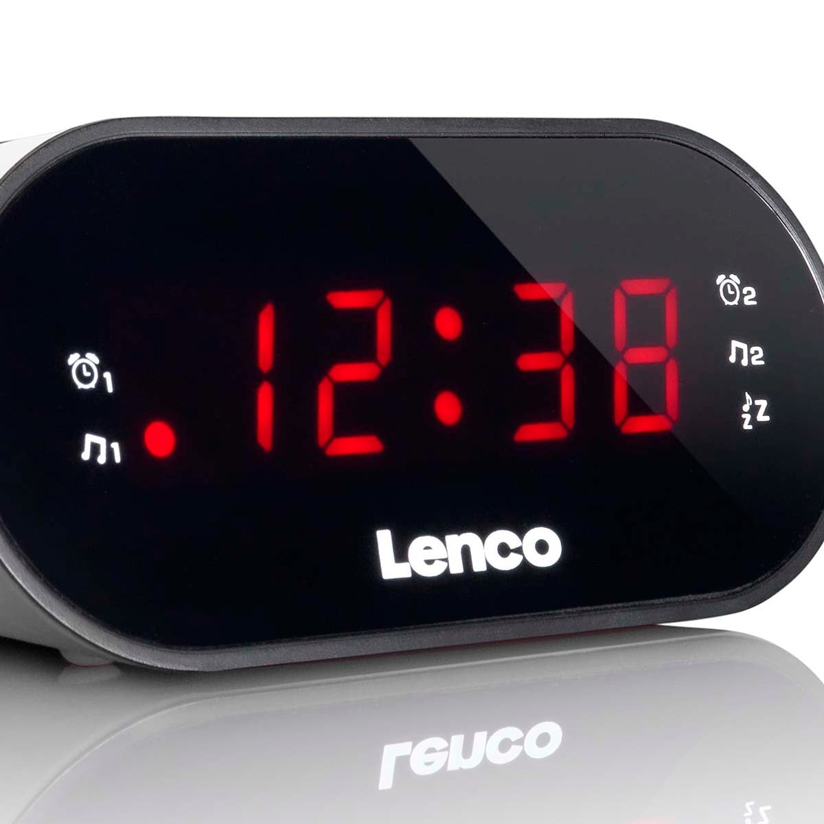 lenco-cr-07-white-fm-wekkerradio-mit-slaaptimer-en-dubbele-alarm-functie-wit image 4