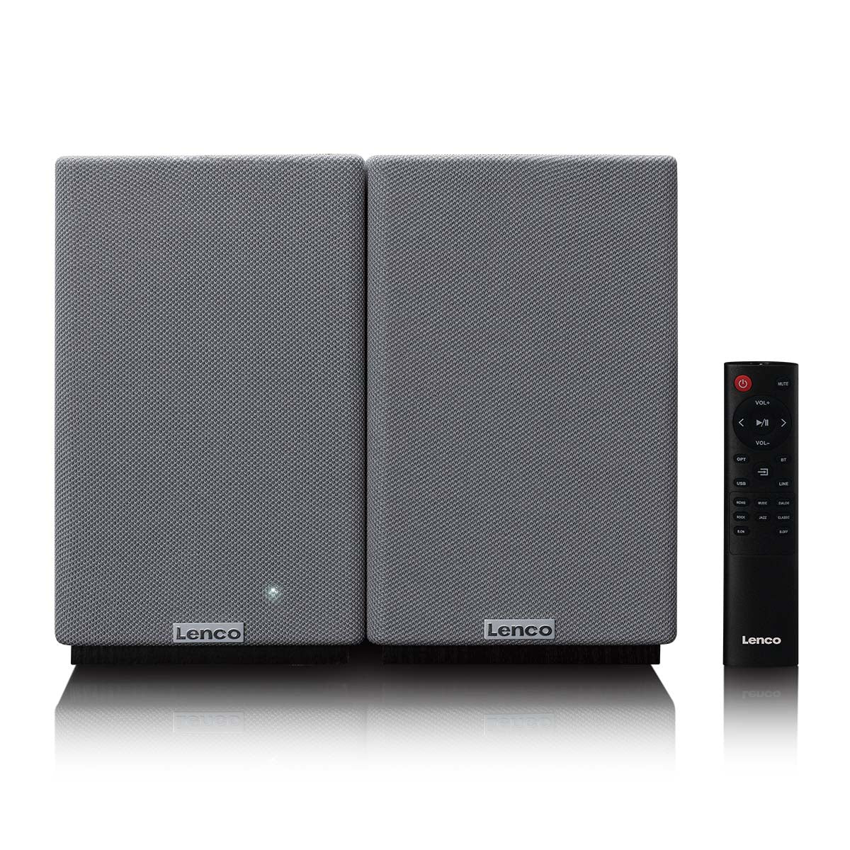 lenco-spb-240bkgy-hifi-stereo-bluetooth-lautsprecher-set-2-tlg-schwarz-grau image 2
