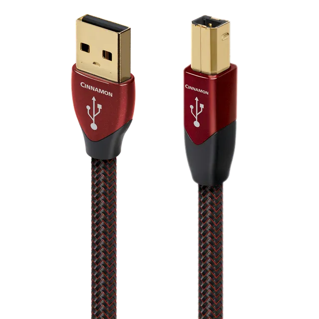 audioquest-cinnamon-usb-a-b-digitalkabel-mit-1-25-massivem-silber image 1