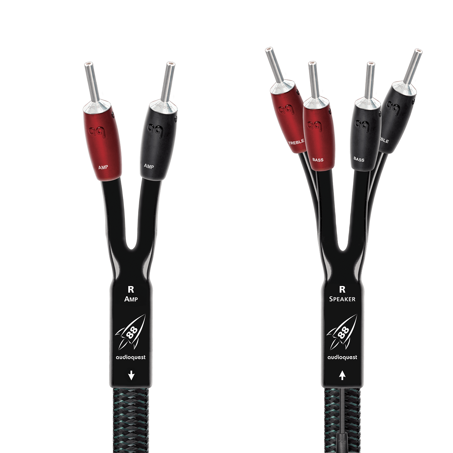 audioquest-rocket-88-single-biwire-lautsprecherkabel-72v-dbs-carbon-noise-dissip image 2