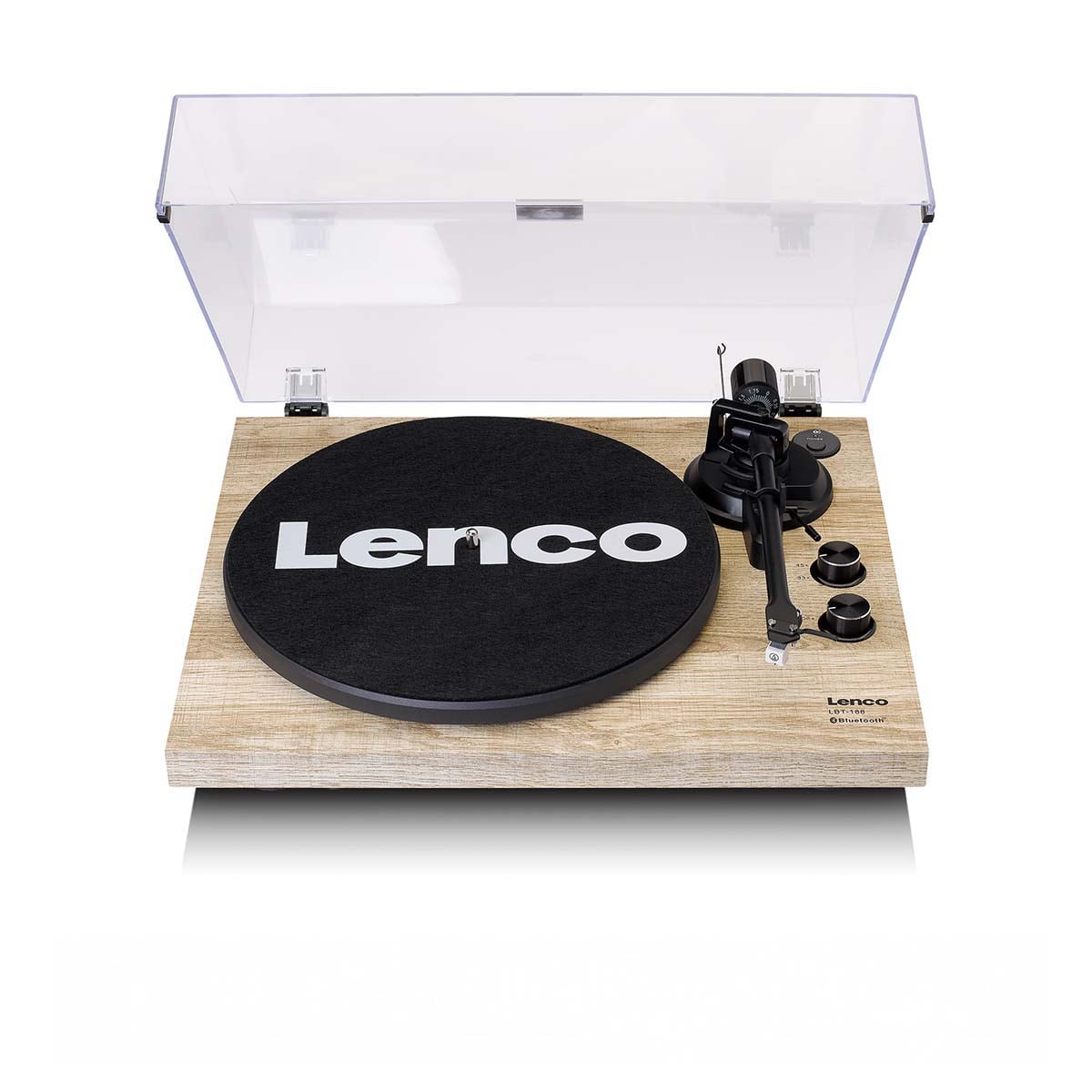 lenco-lbt-188pi-bluetooth-plattenspieler-holz-riemenantrieb-33-45-u-min image 1