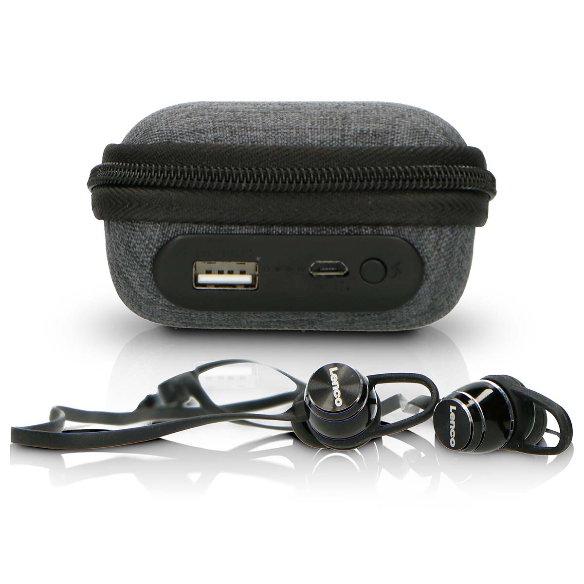 lenco-epb-160bk-sweatproof-bluetooth-ohrh-rer-schwarz-mit-powerbank-case image 4