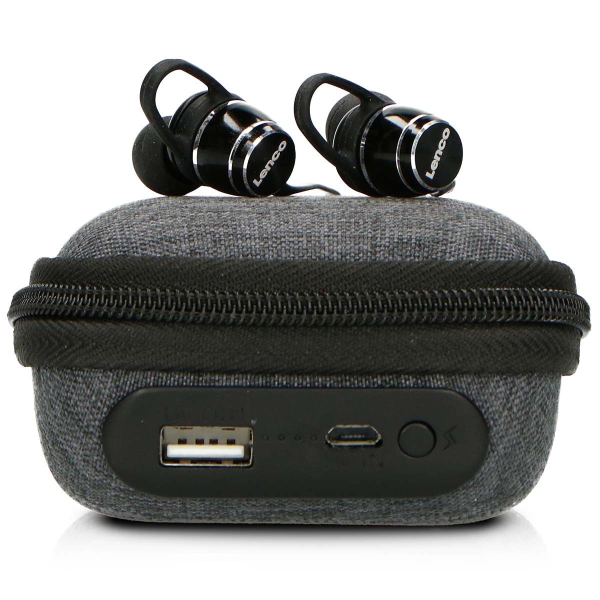 lenco-epb-160bk-sweatproof-bluetooth-ohrh-rer-schwarz-mit-powerbank-case image 2