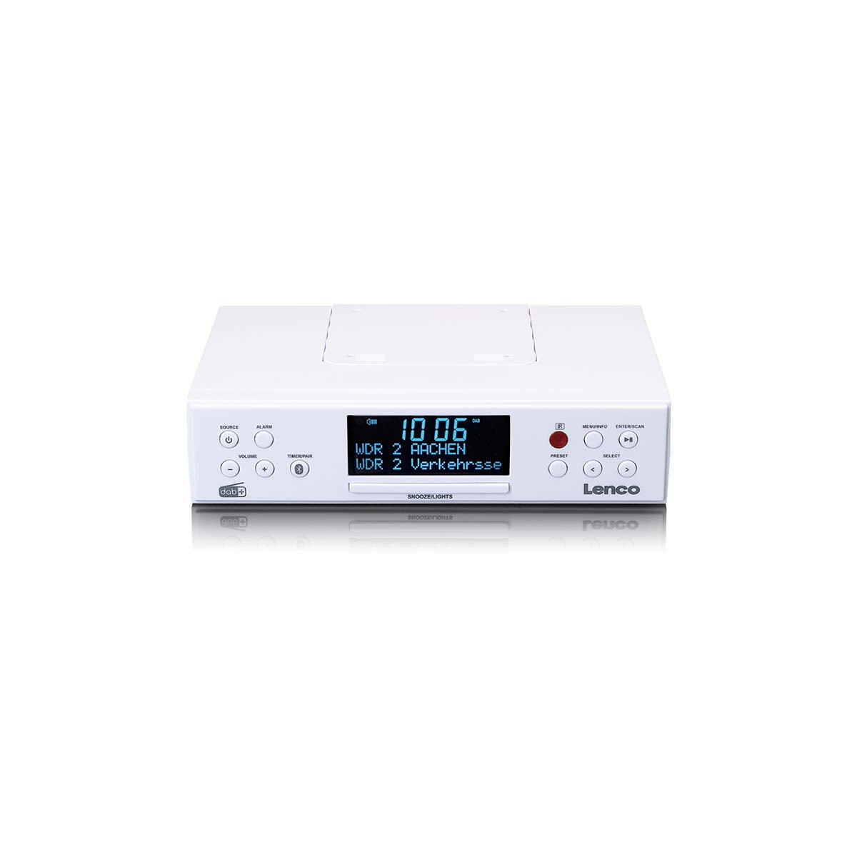 lenco-kcr-190wh-dab-fm-k-chenradio-mit-bluetooth-led-beleuchtung-und-timer-wei image 2