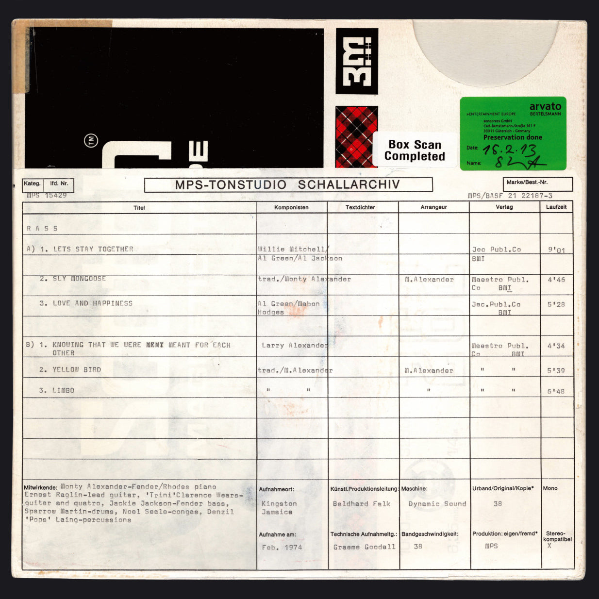 revox-b77-master-tape-monty-alexander-feat-ernest-ranglin-rass image 3