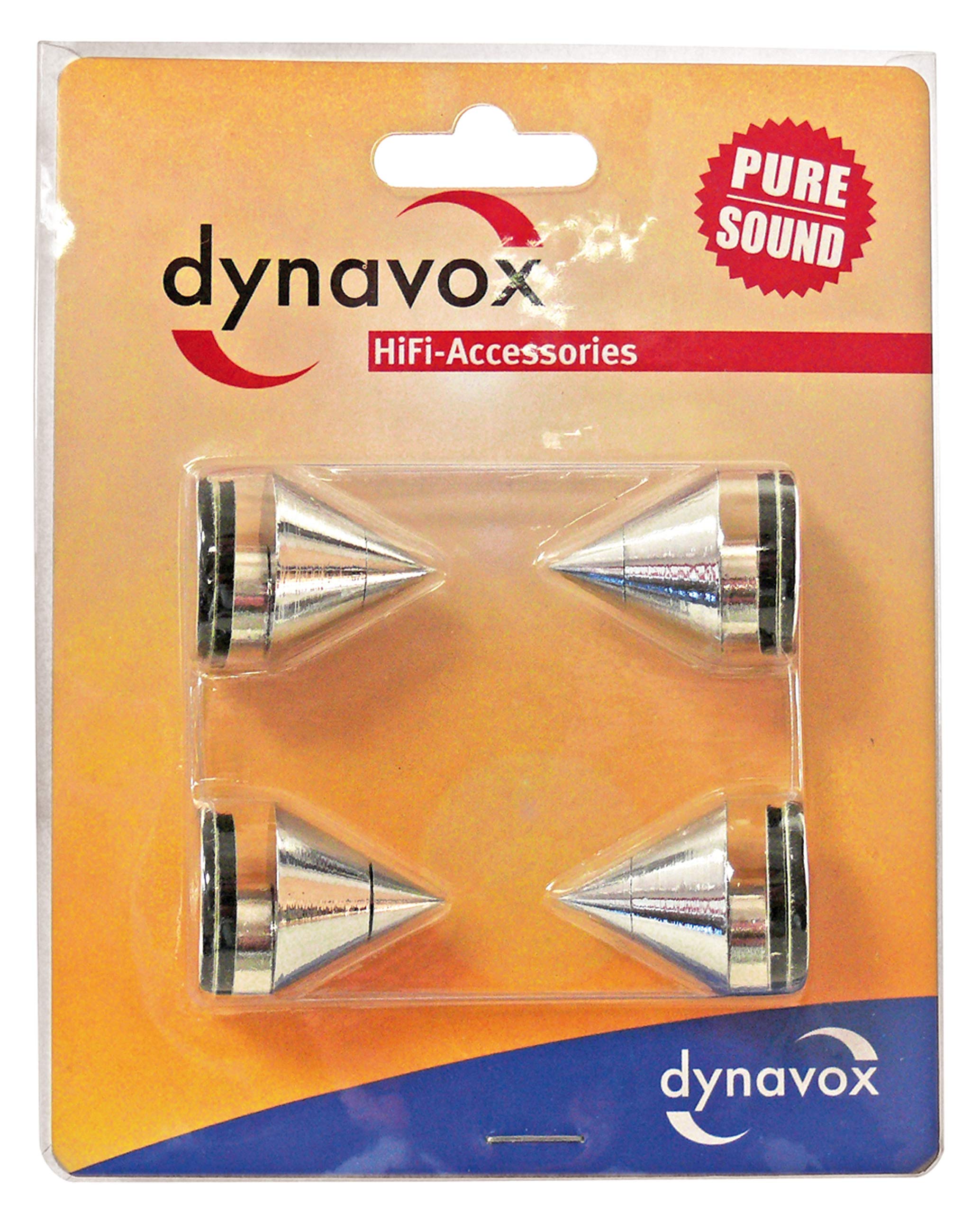 dynavox-204605-noisekiller-boxen-spikes-4er-set-chrom-absorber image 2