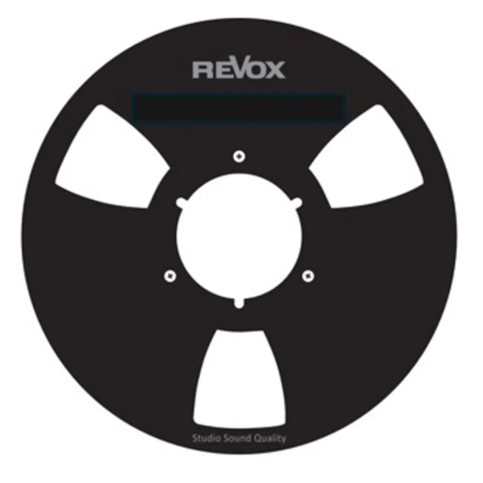revox-standard-empty-reel-black-leerspule-26-5-cm-nab-metall-inkl-archivbox image 1
