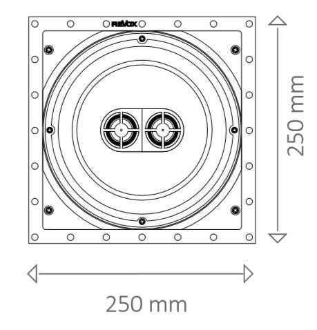 revox-inwall-i82-stereo-einbau-lautsprecher-mit-3-mm-rahmen-farbe-wei image 5