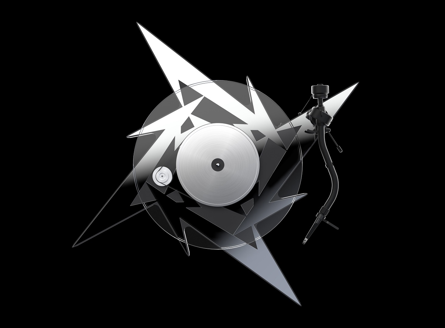 pro-ject-metallica-turntable-limitierter-plattenspieler-im-band-design image 4