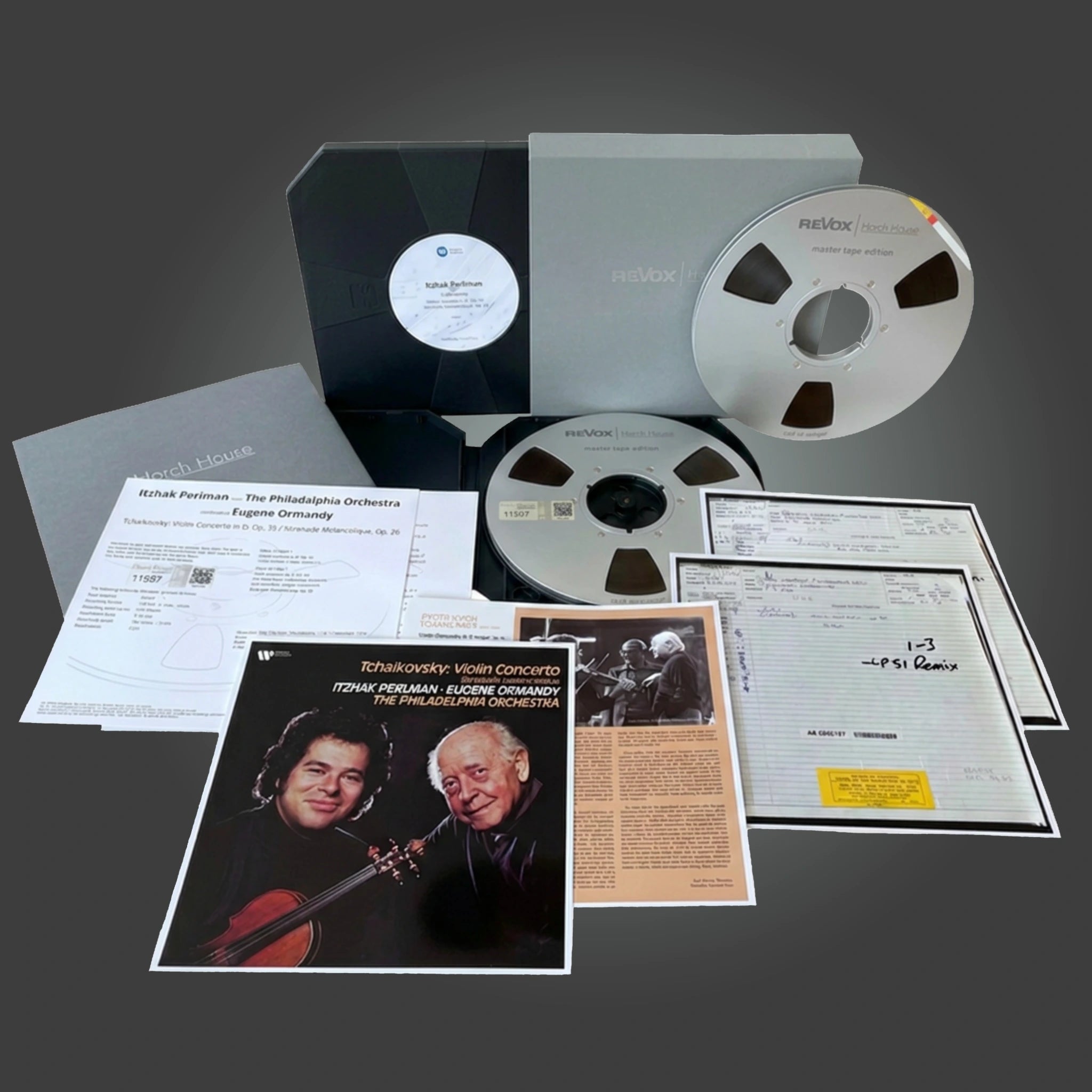 revox-b77-master-tape-itzhak-perlman-tchaikovsky-violin-concerto image 4