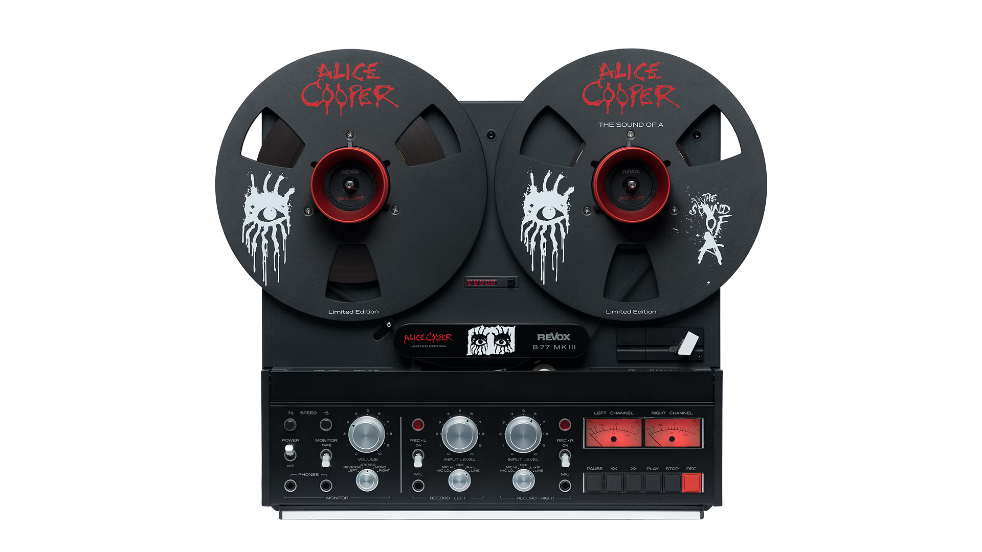 revox-b77-mk-iii-stereo-tape-recorder-alice-cooper-limited-edition image 1
