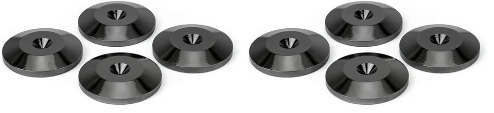 dynavox-spike-unterlegscheiben-4er-set-schwarz-25x5-mm-bodenschutz image 1