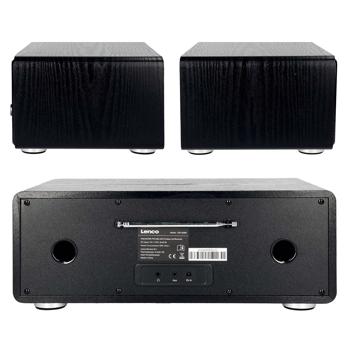 lenco-dir-260bk-internet-dab-fm-radio-mit-cd-player-und-bluetooth-schwarz image 6