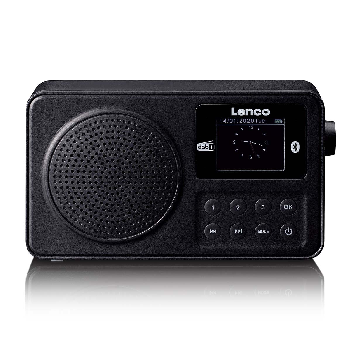 lenco-pdr-033bk-tragbares-dab-fm-radio-mit-bluetooth-und-akku-schwarz image 2