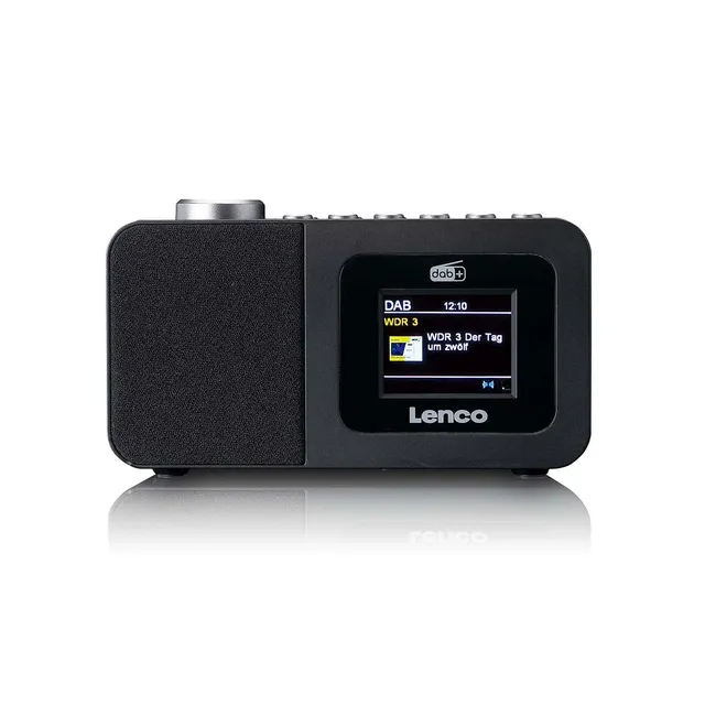 lenco-cr-625bk-dab-fm-wecker-radio-mit-farbdisplay-schwarz image 1
