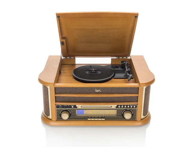 dual-nr-4-nostalgie-musikanlage-mit-plattenspieler-holz image 1