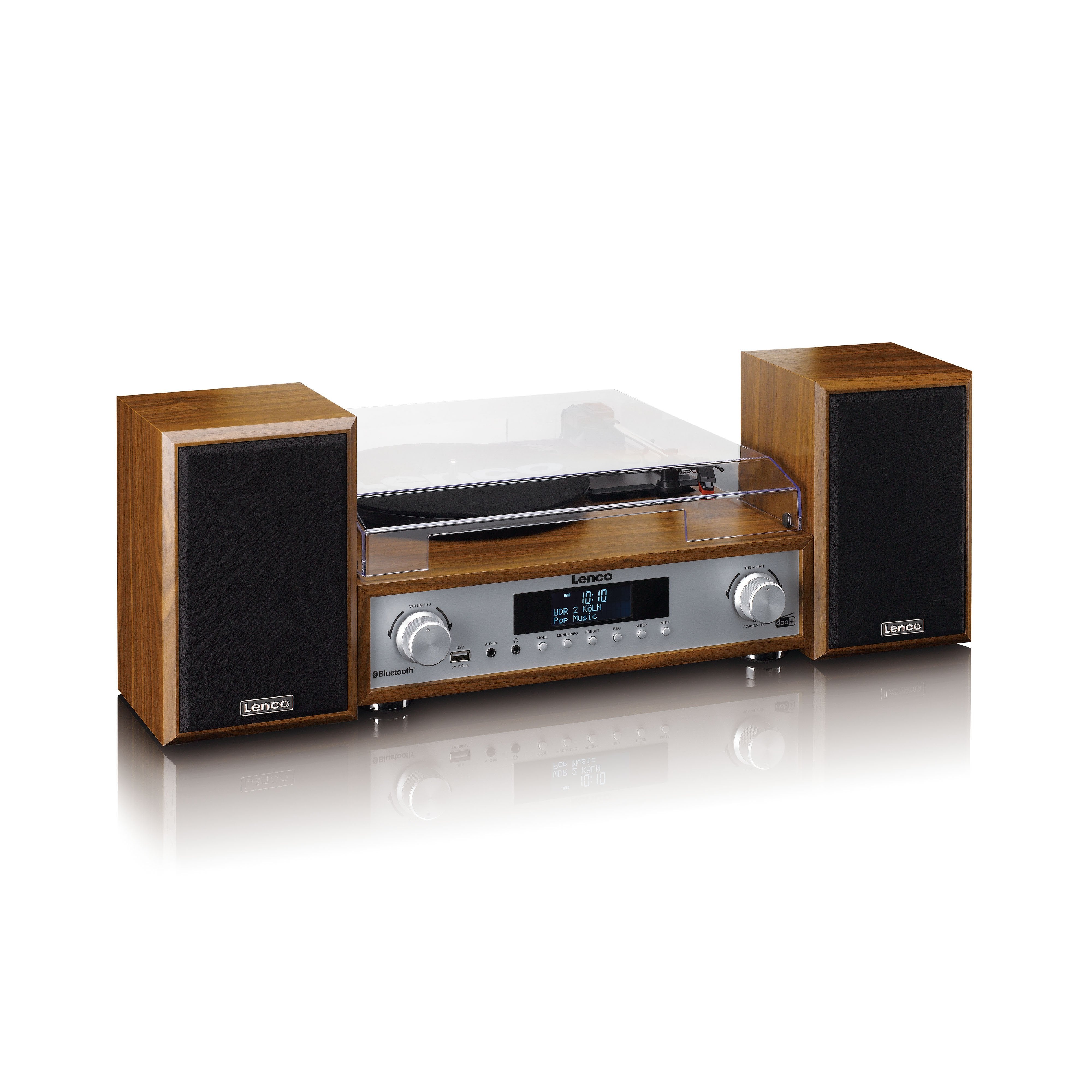 lenco-mc-160wd-hifi-stereoanlage-mit-plattenspieler-dab-fm-und-bluetooth-holz image 4