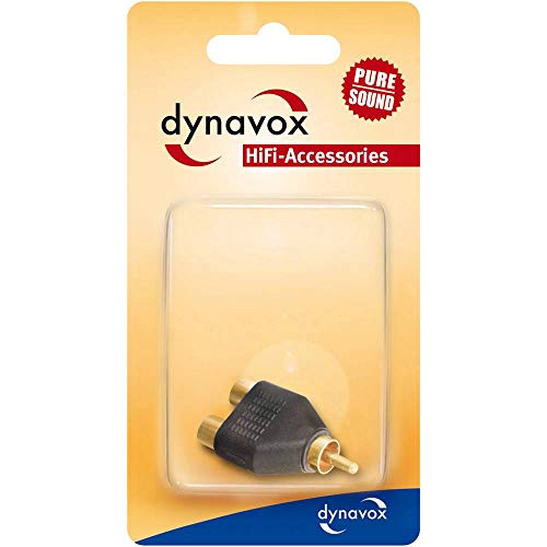 dynavox-cinch-adapter-vergoldet-2x-kupplung-auf-1x-stecker-schwarz image 5