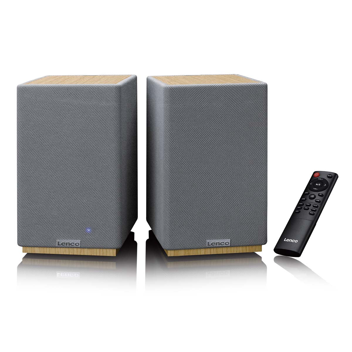 lenco-spb-241wdgy-hifi-stereo-bluetooth-lautsprecher-set-2-st-ck-holz-grau image 4