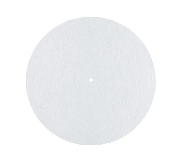 Dynavox PM2 Plattenteller-Auflage Filz antistatisch 30 cm – Weiß