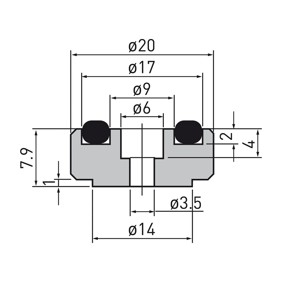 dynavox-ger-tef-e-mit-r-ndelung-mini-aus-aluminium-4er-set-schwarz-eloxiert-f-r- image 1