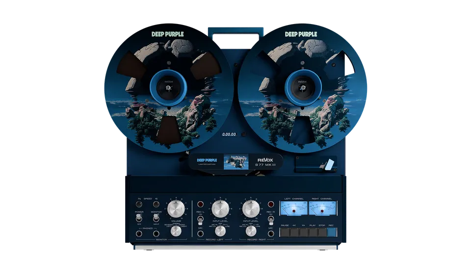 revox-b77-mk-iii-stereo-tape-recorder-deep-purple-limited-edition image 1