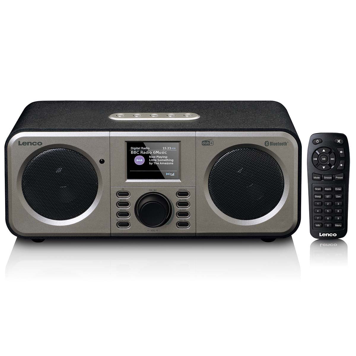 lenco-dar-030bk-stereo-tischradio-mit-dab-ukw-und-bluetooth-schwarz image 2