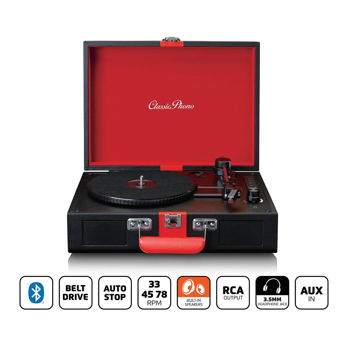 lenco-tt-110bkrd-classic-phono-kofferplattenspieler-mit-bluetooth-und-lautsprech image 7