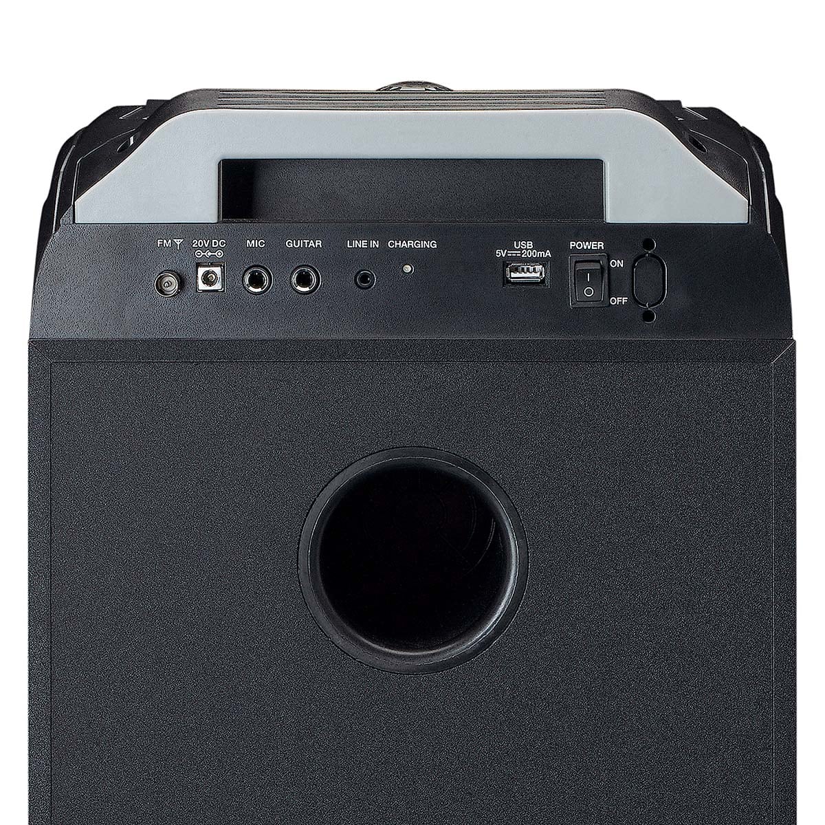 lenco-pa-260bk-party-lautsprecher-150-watt-rms-mit-led-licht-und-discokugel-schw image 6