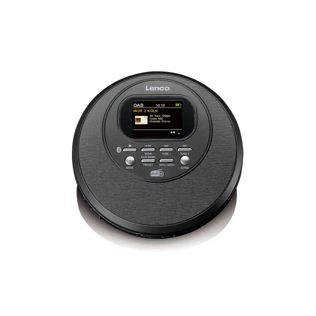 lenco-cd-500bk-tragbarer-cd-player-mit-dab-fm-radio-und-bluetooth-5-0-schwarz image 1