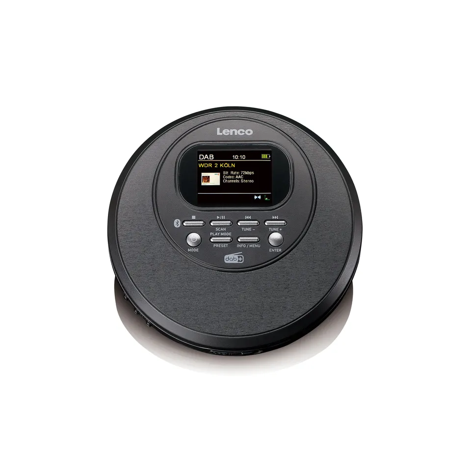 lenco-cd-500bk-tragbarer-cd-player-mit-dab-fm-radio-und-bluetooth-5-0-schwarz image 1