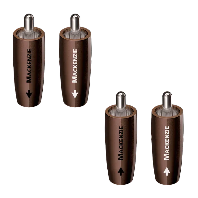 audioquest-mackenzie-rca-feldabschlussstecker-versilbert-richtungspfeile-f-r-riv image 1
